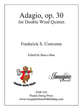 Adagio Op. 30 Double Woodwind Quintet cover